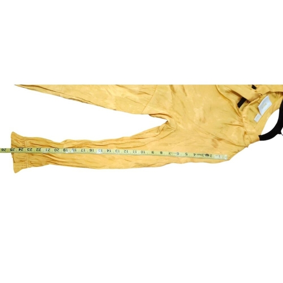 Maeve by Anthropologie Yellow Tiered Maxi Dress Size S - Picture 13 of 13